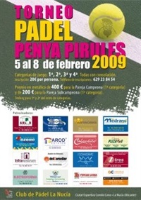 CARTEL TORNEO PADEL