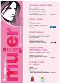 La Nucia Cartel Semana Mujer 2014