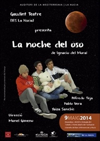 La Nucia Teatro Cartel Noche Oso 2014