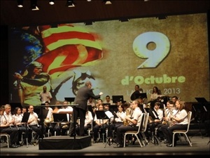 La banda de la Unió Musical de La Nucía interpretará música valenciana en este "Concert 9 d'octubre 2017"