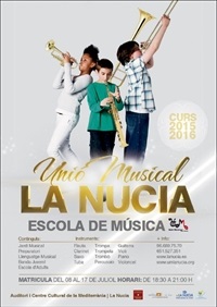 La Nucia cartel Escola Musica UM 2015