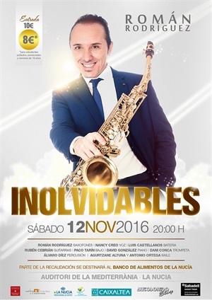 Cartel del concierto de Román Rodríguez en l'Auditori del próximo sábado