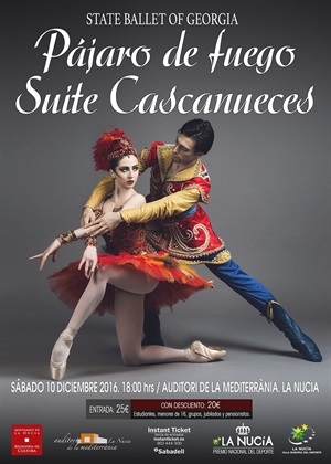 Cartel de la actuación de Ballet del próximo sábado en l'Auditori de La Nucía
