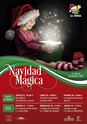 La Navidad Mágica llega a los Centros Sociales de La Nucía