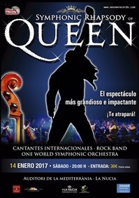 Cartel AUD Shymphonic Rhapsody of Queen 5-1-2017