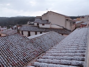 Los tejados de La Nucía amanecieron nevados