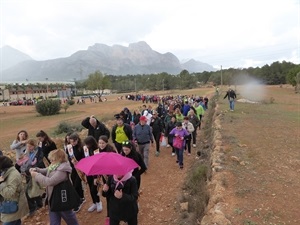 Más de 2.500 personas desafiaron a la lluvia en la Marcha contra el Cáncer del año pasado