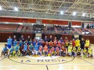 La Selección Infantil de Fútbol Sala de la Comunidad Valenciana hizo sus pruebas de selección en el Pabellón Municipal Camilo Cano de La Nucía