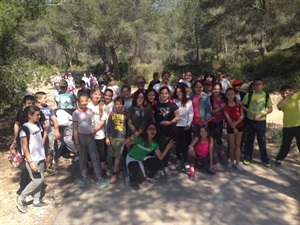 Ruta senderista que han realizado los alumnos del Colegio Sant Rafel