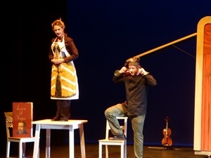 La obra de teatro interpretó diferentes escenas de la carrera teatral de Lope de Vega como "La Dama Boba" o "Fuenteovejuna"