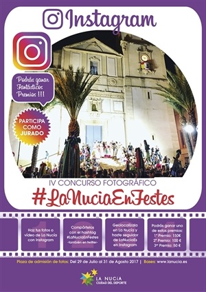 Cartel del Concurso de Instagram #LaNuciaEnFestes2017