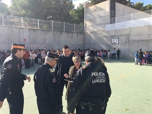 Policía Local y Protección Civil coordinan estos simulacros y evacuación escolar en los centros educativos