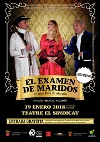 La Nucia Cartel  Teatro Examen Maridos 2018