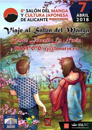 Cartel del viaje de juventud al Salón Manga de Alicante