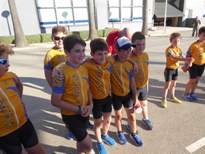 Alumnos de 6 a 16 años han participado en esta activa escuela de ciclismo