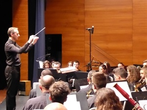 Francisco José Rovira dirigió a la Societat Musical La Nova de benidorm