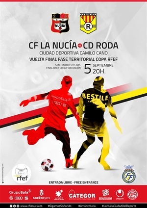 Cartel del partido de la Copa RFEF