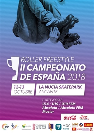 Cartel del  II Campeonato Nacional de Roller Freestyle