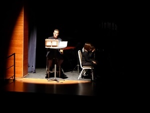 El profesor Joan Borja participó como actor en el concert "Estellesíada"
