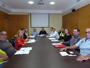 La Mesa de Negociación se ha celebrado esta mañana en el Ayuntamiento de La Nucía