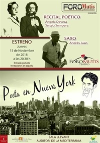 La Nucia Cartel Poeta Nueva York 2018