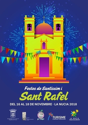 Cartel de Les festes de Santíssim i Sant Rafel 2018