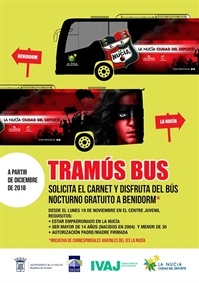 La Nucia Cartel Tramus Bus 2018