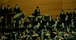 Más de 90 músicos participaron en este concierto de la OJPA