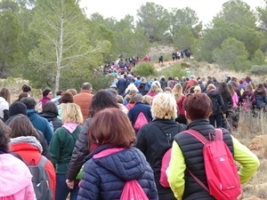 Una imagen de la Marcha el año pasado en la que participaron 3.500 senderistas