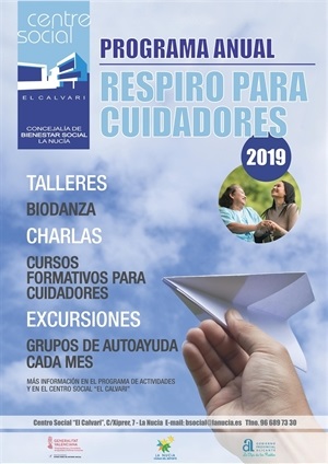 Cartel del programa Respiro 2019 de La Nucía