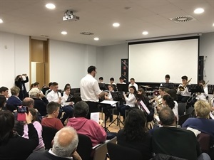 La banda de l’Escola de la Unió Musical La Nucía cerró el primer día de audiciones