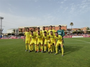 La plantilla "grogueta" jugó en La Nucía su primer partido de pretemporada
