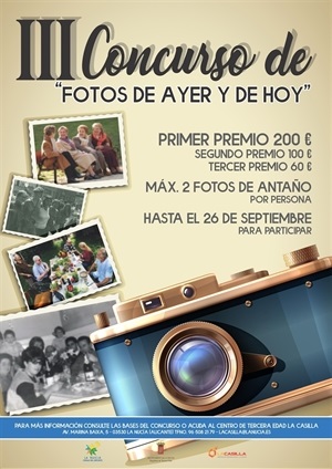 Este concurso de "Fotos de Ayer y de Hoy" tiene inscripción gratuita y pueden participar personas mayores de 60 años de La Nucía