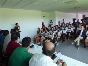 La presentación oficial del Nacional de Atletismo se ha realizado en el Estadi Olímpic Camilo Cano