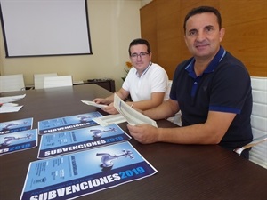Pepe Cano, concejal de Participación Ciudadana junto a Bernabé Cano, alcalde de La Nucia