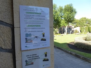 Esta campaña se ha realizado para combatir la proliferación del mosquito tigre en los dos cementerios