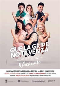 La Nucia cartel vacunacion extra nou espai grupo 2019