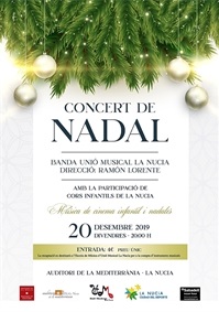 La Nucia cartel concierto nadal UM 2019