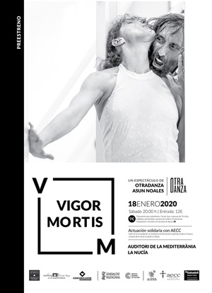 Cartel de la actuación de "Vigor Mortis" en La Nucía