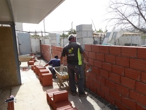 Los servicios técnicos municipales están realizando esta obra en el Refugio de Animales