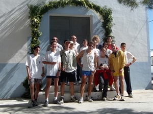 Ganadores de la primera, nueva versión, de la Carrera Pedestre de Sant Vicent, en 2003