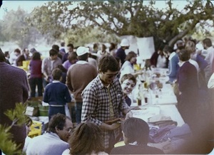 Foto de la penya la Bota en el Sant Vicent de 1981
