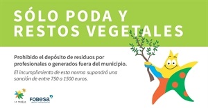 Esta Campaña Informativa ha sido realizada por FOBESA y Ayuntamiento de La Nucía