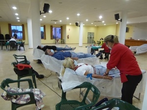 39 personas donaron sangre ayer por la tarde en el Salón Social El Cirer