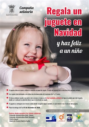 Cualquier vecino y vecina de La Nucía puede participar en esta Campaña que llevará la sonrisa a los más pequeños
