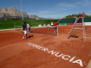 Durante una semana se desarrolla esta competición internacional de tenis en La Nucía